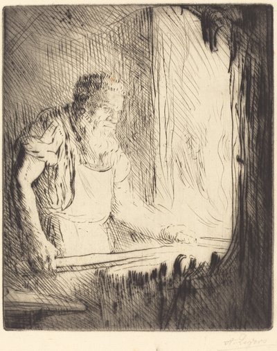 鍛冶屋 (Le forgeron) 作： Alphonse Legros
