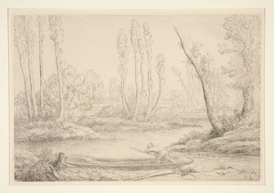 近くのソンムの銀行 作： Alphonse Legros