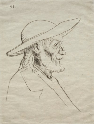 ブルトン農民。 作： Alphonse Legros
