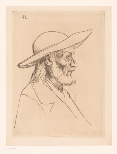 帽子をかぶったブルトン人 ペイサン・ブルトン 作： Alphonse Legros