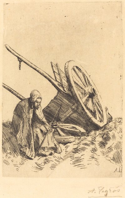 壊れたカート 壊れたカート。 作： Alphonse Legros