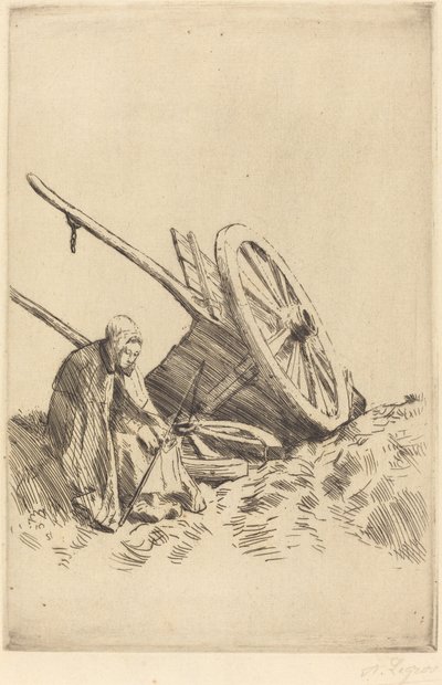 壊れたカート 壊れたカート。 作： Alphonse Legros