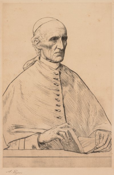 マニング枢機卿 作： Alphonse Legros