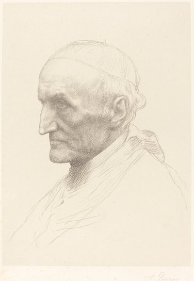 マニング枢機卿、二皿目。 作： Alphonse Legros