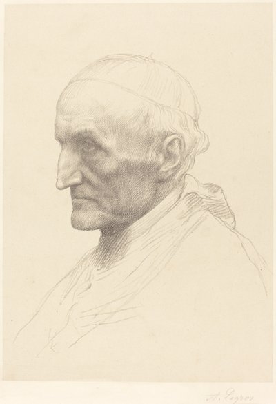 マニング枢機卿、二皿目。 作： Alphonse Legros