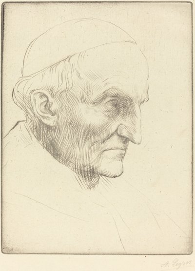 マニング枢機卿、三皿目。 作： Alphonse Legros