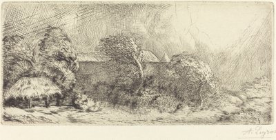 嵐の中で見たチャイリ 作： Alphonse Legros