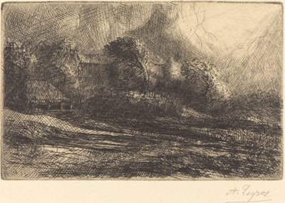嵐の中で見たチャイリ 作： Alphonse Legros