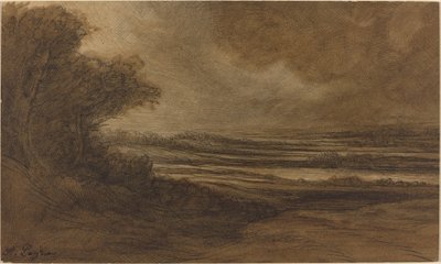 ブルゴーニュの田舎【レクト】。 作： Alphonse Legros