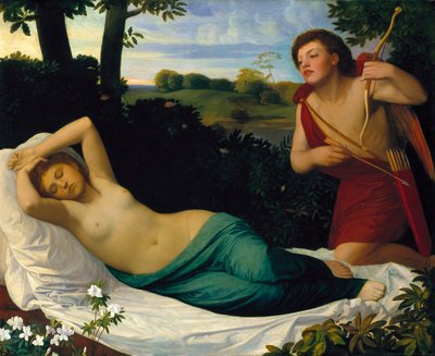 キューピッドとプシュケ 作： Alphonse Legros