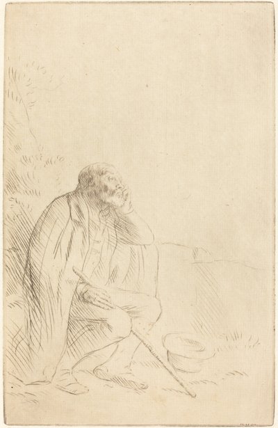 Day-dream (夢想家) 作： Alphonse Legros