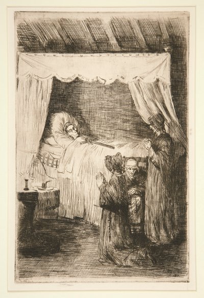 デス・ウォッチ (オールド・モーチュアリ) 作： Alphonse Legros