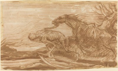 死とその馬。 作： Alphonse Legros