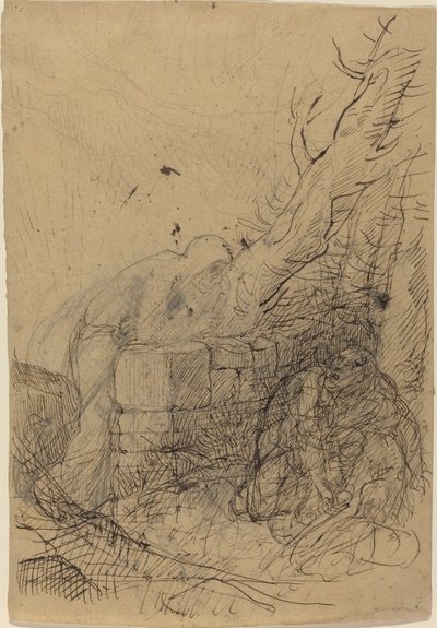 死と木こり。 作： Alphonse Legros