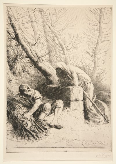  作： Alphonse Legros