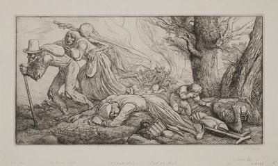 死の勝利：無用の口 作： Alphonse Legros