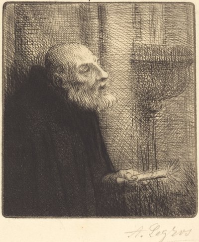 聖水の配給者 作： Alphonse Legros