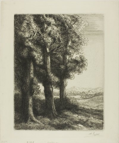 木の端 作： Alphonse Legros