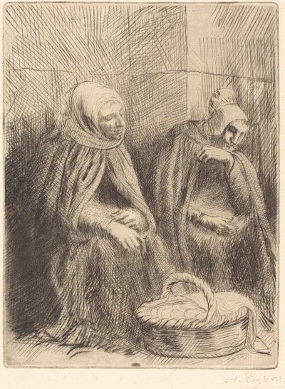卵売り、一皿目 卵売り。 作： Alphonse Legros