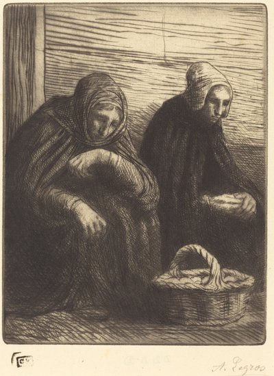 たまご売り、2皿目 たまご売り。 作： Alphonse Legros