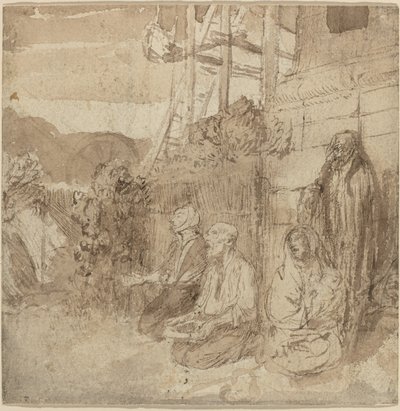 英語の物乞い 作： Alphonse Legros
