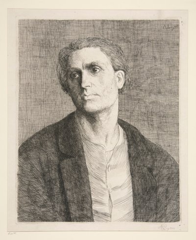 頭の研究 作： Alphonse Legros