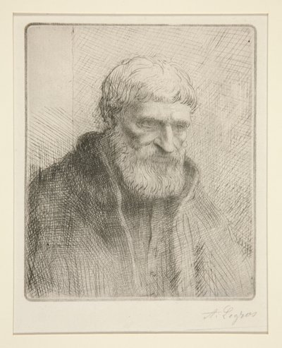 Etude de vieillard (老人の習作) 作： Alphonse Legros