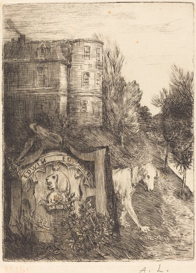 元司書エドウィン・エドワーズ。 作： Alphonse Legros
