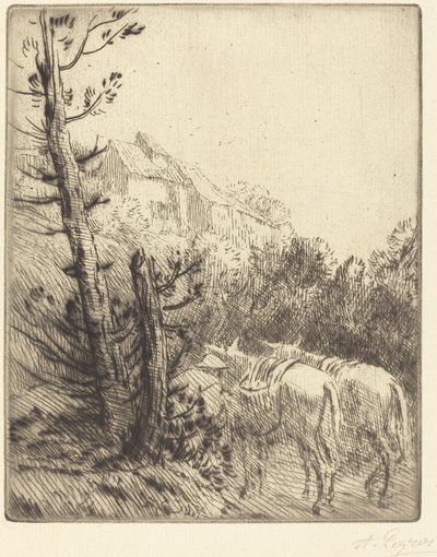 ヒルサイドの農場 作： Alphonse Legros