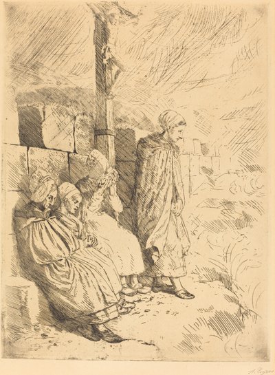 漁夫の妻 作： Alphonse Legros