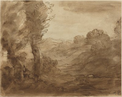 ブルゴーニュの小道 作： Alphonse Legros