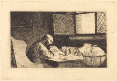 地理学者 (Le geographe) 作： Alphonse Legros