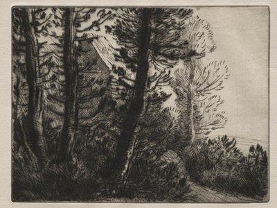 守衛所 作： Alphonse Legros