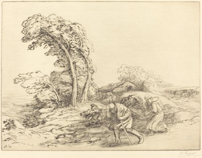 突風 一陣の突風。 作： Alphonse Legros