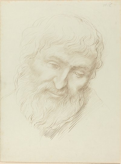 男の頭 作： Alphonse Legros