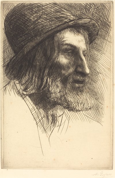 英国人労働者の頭 英国人労働者の頭 羊飼い。 作： Alphonse Legros