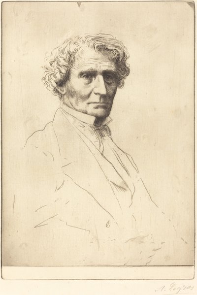 エクトル・ベルリオーズ。 作： Alphonse Legros
