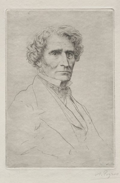 ヘクター・ベルリオーズ。 作： Alphonse Legros