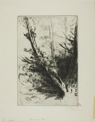 森の中 作： Alphonse Legros