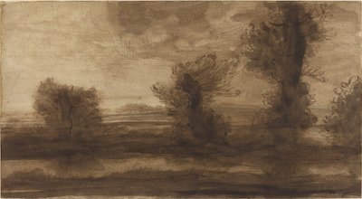 沼地で。 作： Alphonse Legros