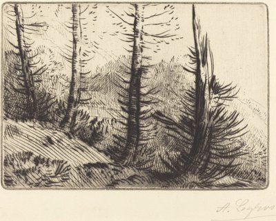 ピレネーの中で Dans les Pyrenees 作： Alphonse Legros
