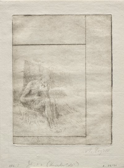 ジョブ（二皿目） 作： Alphonse Legros