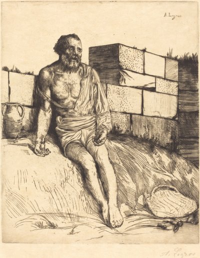 仕事、一皿目。 作： Alphonse Legros