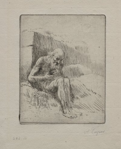 ジョブ2ndプレート。 作： Alphonse Legros