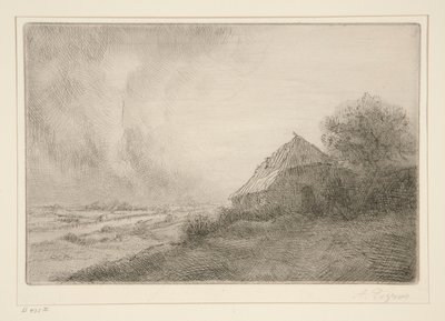 ザ ハット オン ザ ヒル 作： Alphonse Legros
