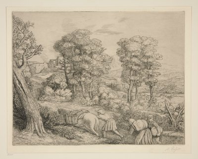 農場への帰還 作： Alphonse Legros