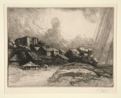 の農場 作： Alphonse Legros