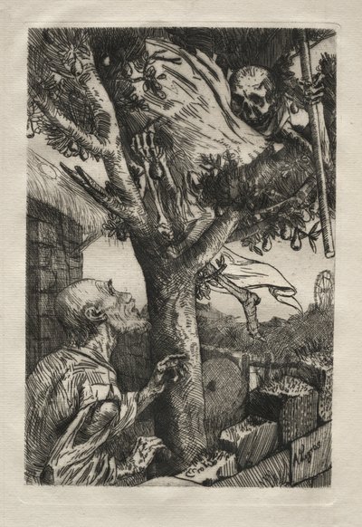 ピオリアの死。 作： Alphonse Legros