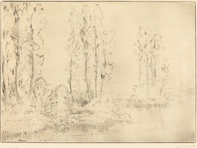 風景 作： Alphonse Legros
