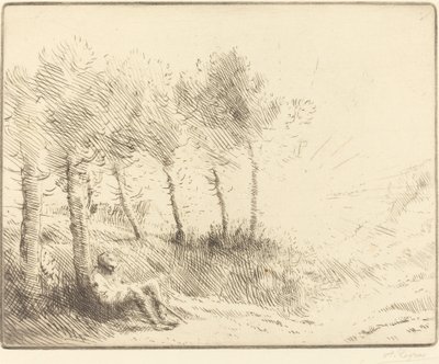 風景 作： Alphonse Legros